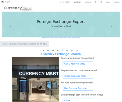  Currency Exchange Toronto North York Currency Mart