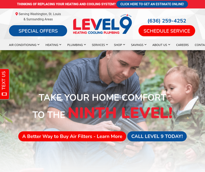 Level 9 Heating, Cooling, and Plumbing