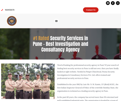 Security Services In Pune | Security Agency