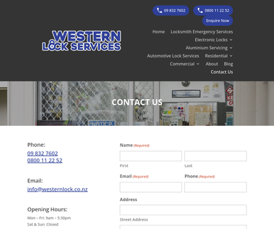Western Lock Services Ltd - West Auckland Locksmiths