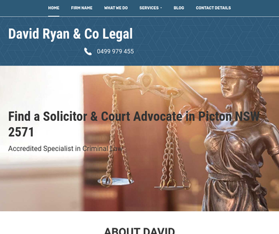 Find a Solicitor in Picton NSW 2571 | David Ryan & Co Legal