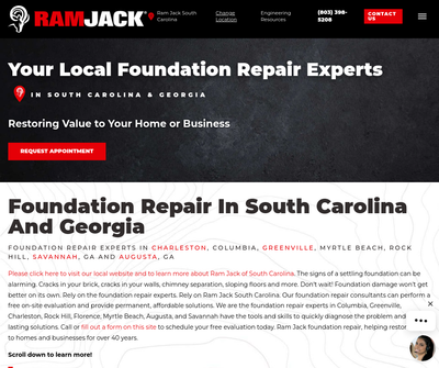 Ram Jack South Carolina