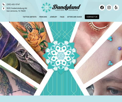 Dandyland Custom Tattoo and Professional Body Piercing - PRIVATE - Appointment required