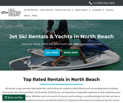 All Access of North Beach - Jet Ski & Yacht Rentals