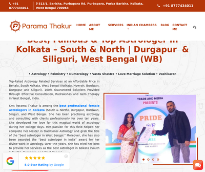 Parama Thakur | Best Female Astrologer in Behala