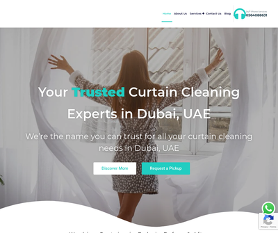 Top Curtain Washing And Dry Cleaning Services In Dubai, UAE