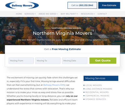 Beltway Movers Northern Virginia