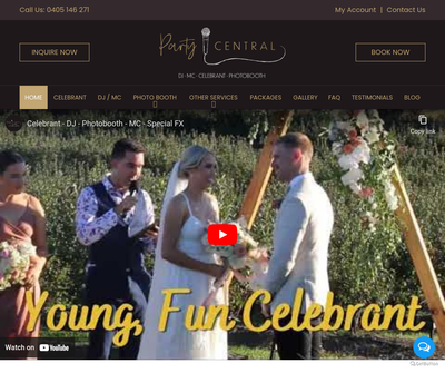 Party Central - Celebrant, DJ, MC, Photo booth