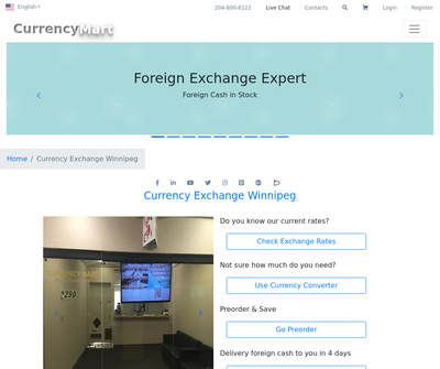Currency Exchange Winnipeg St. Vital Currency Mart