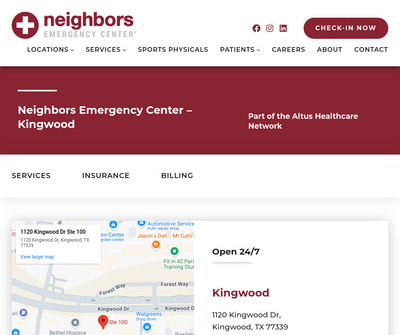 Neighbors Emergency Center: Kingwood Emergency Room