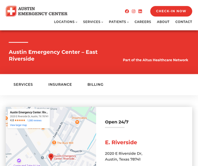 Austin Emergency Center: Riverside Emergency Room