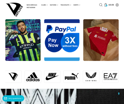VAYLOCE Official Football Merchandise Store : Payment in 4 installments at no extra cost or Pay Later option.