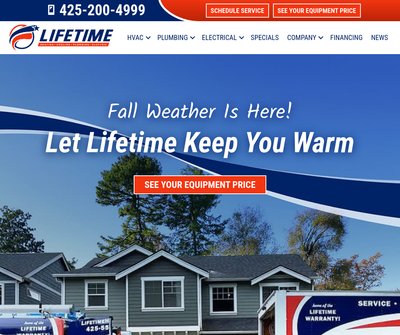 Lifetime Heating, Cooling and Electric