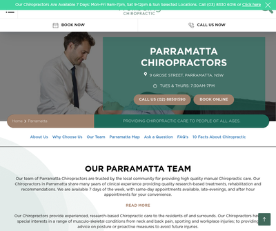 Wellbeing Chiropractic Parramatta