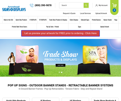 Arrowhead Signs, Banners and Displays