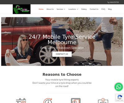 Mobile tyre repair service - On-the-Go Tyre Repair Solutions