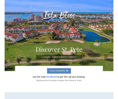 St Pete Condo Rental