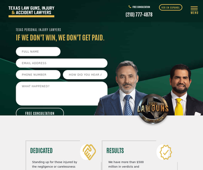  Texas Law Guns, Injury & Accident Lawyers
