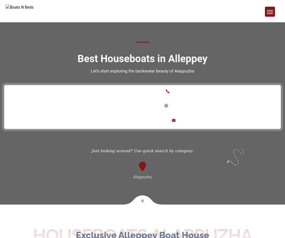 Houseboats in Alappuzha