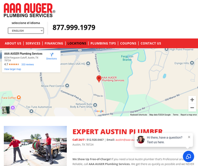 AAA AUGER Plumbing Services Austin