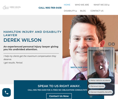 Derek Wilson Injury and Disability Lawyer