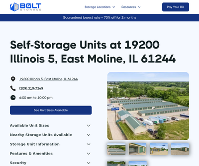 Bolt Storage - East Moline