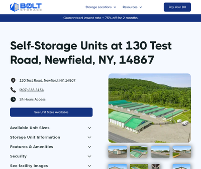 Bolt Storage - Newfield