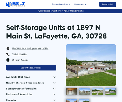 Bolt Storage - LaFayette
