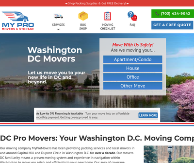 My Pro Movers DC