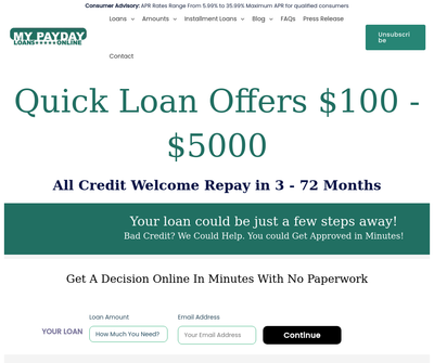  My Payday Loans Online