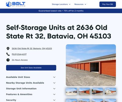 Bolt Storage - Batavia