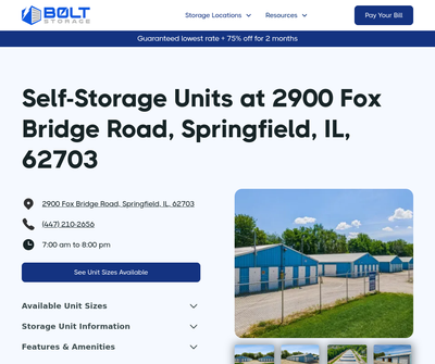 Bolt Storage - Springfield