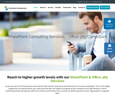 professional services website
