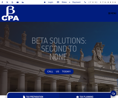Beta Solutions CPA Website