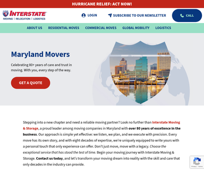 Interstate Moving | Relocation | Logistics | Landover