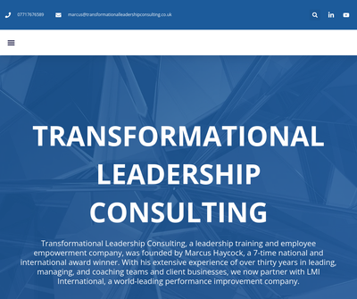 Transformational Leadership Consulting