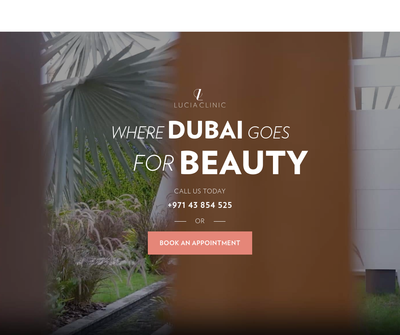 Lucia Clinic | Best Aesthetic Clinic in Dubai