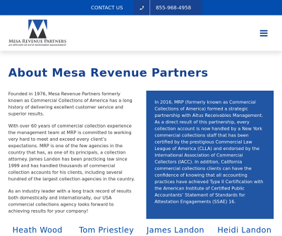 Mesa Revenue Partners