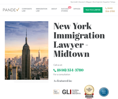 Pandev Law - Immigration Lawyer NYC