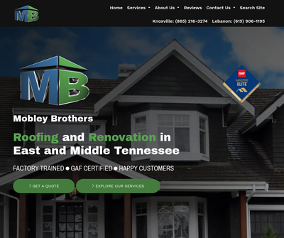 Mobley Brothers Roofing and Renovation