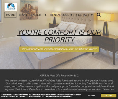 www.newliferevolution-room-rentals.com