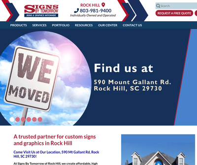 Signs By Tomorrow Rock Hill