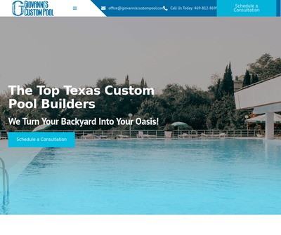 Giovanni''s Custom Pool Design and Remodel