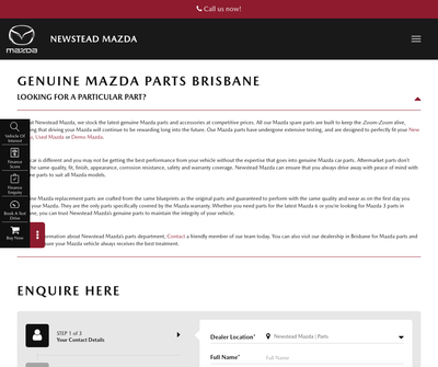 Newstead Mazda Parts