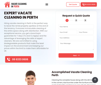 Vacate Cleaning in Perth