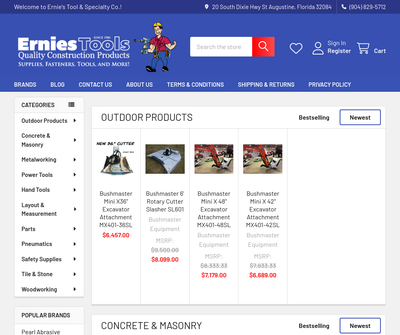 Ernie''s Tool & Specialty Co.