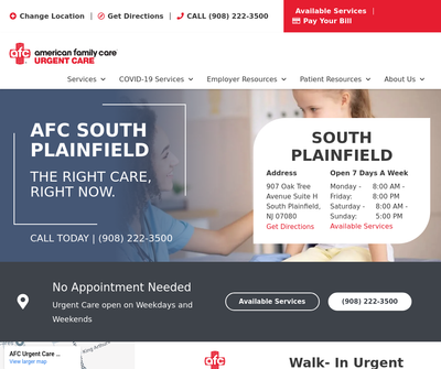 AFC Urgent Care South Plainfield