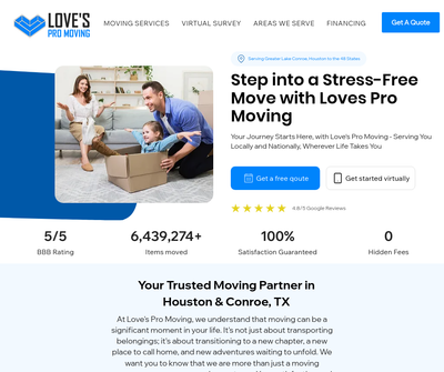 Loves Pro Moving
