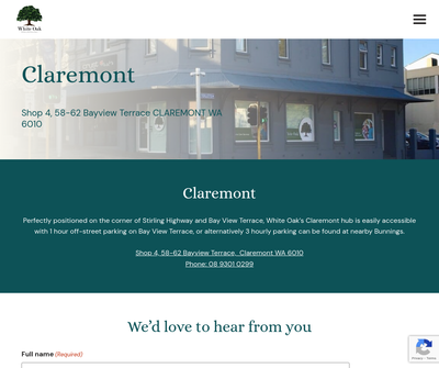 White Oak Home Care Services Claremont