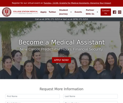 College Station Medical Assistant School - Bryan